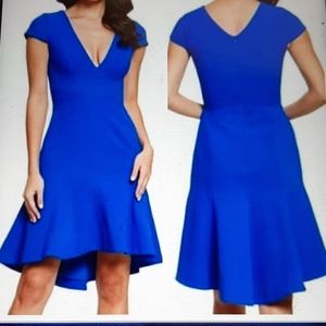 Dress The Population Bettie Hi Lo Blue Dress